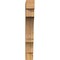 Ekena Millwork Balboa Block Rough Sawn Bracket, Western Red Cedar, 6"W x 32"D x 44"H BKT06X32X44BOA05RWR - alternate 3